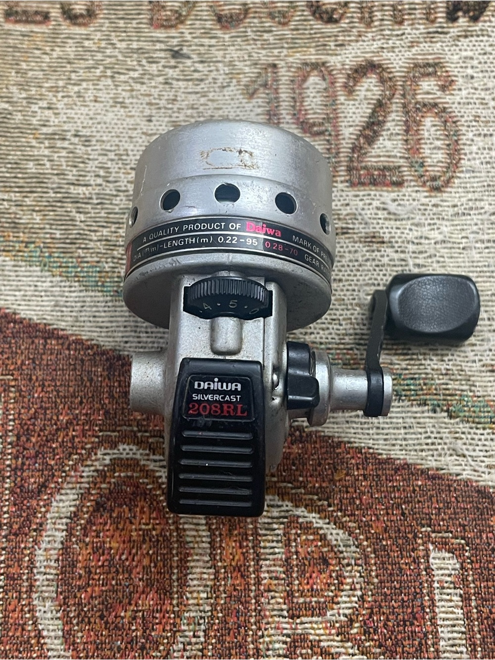 Vintage DAIWA SilverCast 208RL Fishing Reel